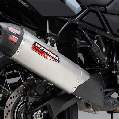 V-STROM 800 2023 RS-12 ADV STAINLESS SLIP-ON EXHAUST, W/ STAINLESS MUFFLER