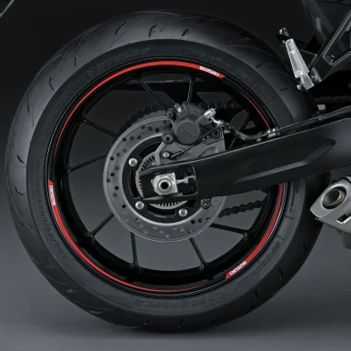 Αυτοκόλλητο Τροχού (Κόκκινο)